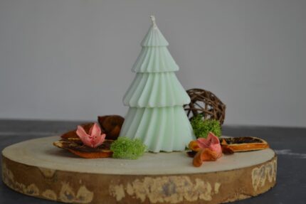 Abete S – Candela naturale Albero di Natale – misura piccola