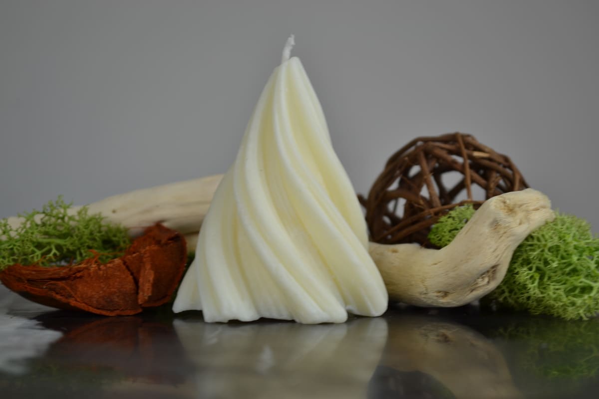 Twist - Candela naturale Albero di Natale