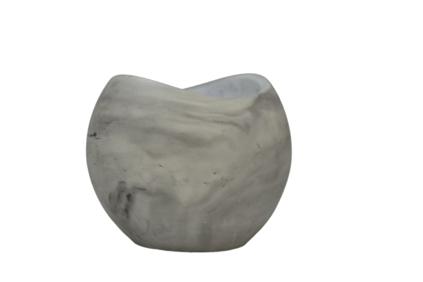 Boule - Vaso in gesso ceramico marmorizzato - immagine 3