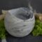 Boule - Vaso in gesso ceramico marmorizzato