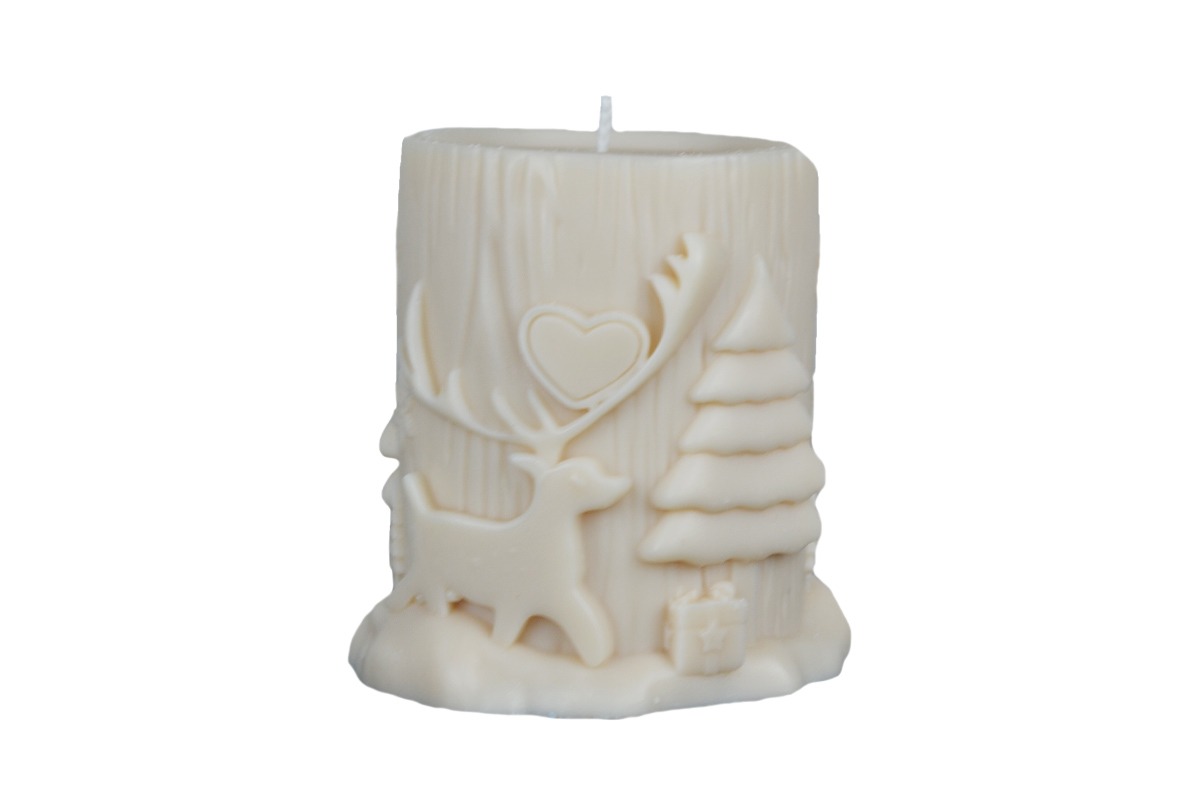 Magia del bosco- Candela naturale - immagine 3